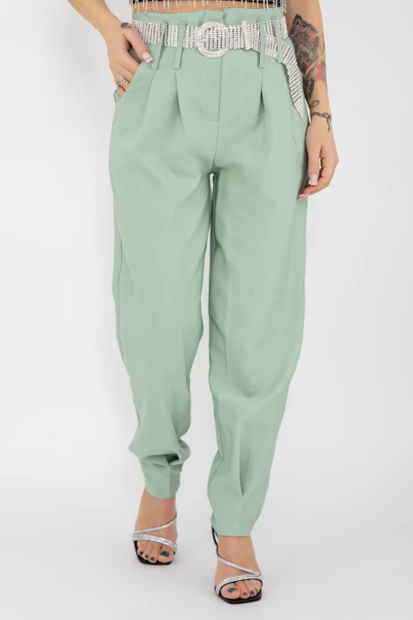 Pantaloni Dama 3001 Verde Fashion