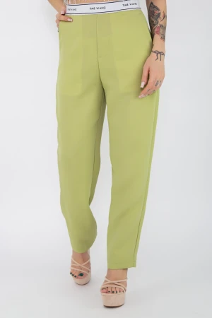 Pantaloni Dama MFFS12081 Verde Fashion