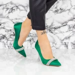 Pantofi Stiletto 2SY18 Verde » MeiMei.Ro