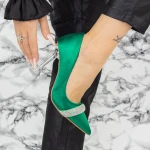 Pantofi Stiletto 2SY18 Verde » MeiMei.Ro