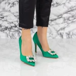 Pantofi Stiletto 2YZ3 Verde » MeiMei.Ro