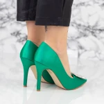 Pantofi Stiletto 2YZ3 Verde » MeiMei.Ro