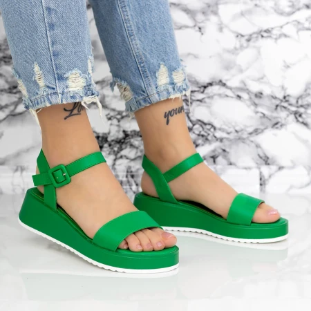 Sandale Dama 2Y5 Verde » MeiMei.Ro
