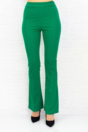 Pantaloni Dama 3593 Verde » MeiMei.Ro