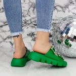 Papuci Dama 2WS10 Verde » MeiMei.Ro