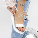 Sandale Dama 2HXS10 Argintiu » MeiMei.Ro