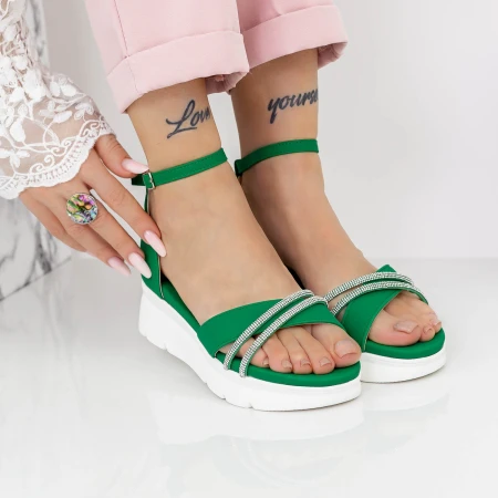 Sandale Dama 2HXS12 Verde » MeiMei.Ro