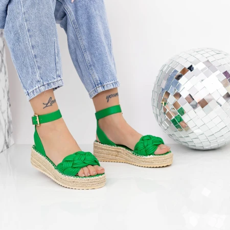 Sandale Dama 2YSD12 Verde » MeiMei.Ro