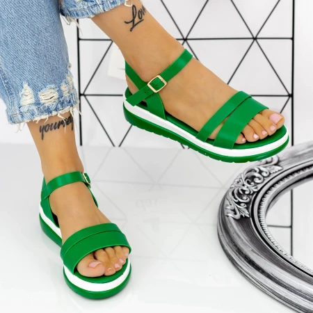 Sandale Dama 2PT10 Verde » MeiMei.Ro