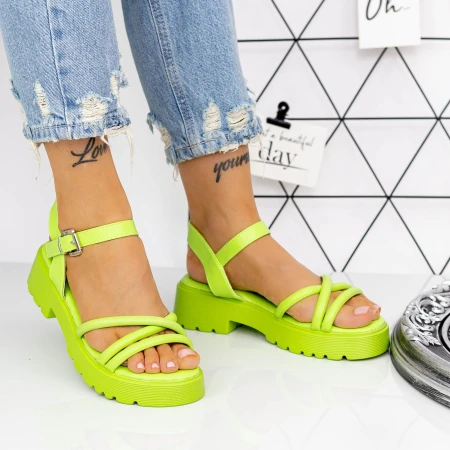 Sandale Dama G689-1 Verde » MeiMei.Ro