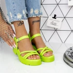 Sandale Dama G689-1 Verde » MeiMei.Ro