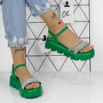 Sandale Dama 2HXS17 Verde » MeiMei.Ro