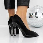 Pantofi Stiletto 3DC50 Negru » MeiMei.Ro