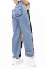 Pantaloni Dama TR380 Bej-Albastru Kikiriki