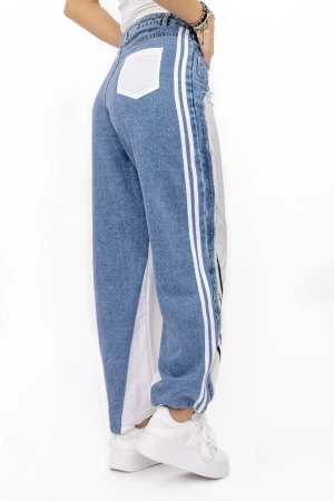 Pantaloni Dama 1938 Alb-Albastru Kikiriki
