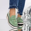 Pantofi Casual Dama 3LE37 Verde | Mei