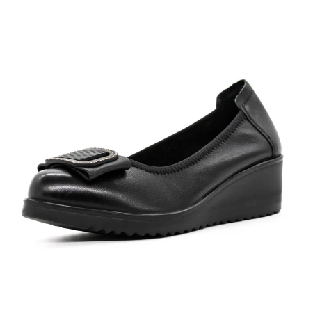 Pantofi cu Platforma 230558 Negru Stephano