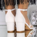 Sandale Dama cu Toc 3XKK123 Bej » MeiMei.Ro