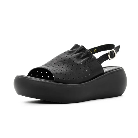 Sandale Dama cu Platforma FF05 Negru » MeiMei.Ro