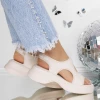 Sandale Dama cu Platforma 3GZ97 Bej | Mei