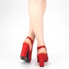 Sandale Dama cu Toc XKK159 Red Mei