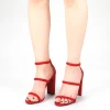 Sandale Dama cu Toc XKK153 Red Mei