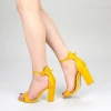 Sandale Dama cu Toc GE29 Yellow Mei