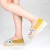 Pantofi Casual Dama cu Platforma FS6 Yellow Mei