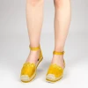 Pantofi Casual Dama cu Platforma FS5 Yellow Mei