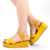 Sandale Dama cu Platforma YBS28 Yellow Mei