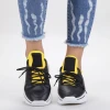 Pantofi Sport Dama HMM26 Black-Yellow Mei