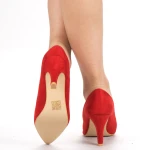 Pantofi cu Toc YXD5A Red Mei