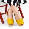 Sandale Dama cu Platforma WH1932 Yellow Mei