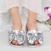 Papuci Dama WS120 Silver Mei