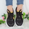 Pantofi Sport Dama cu Platforma GB78 Black Mei