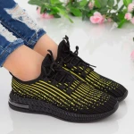 Pantofi Sport Dama LGGH1 Black-Yellow Mei