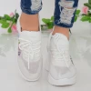 Pantofi Sport Dama cu Platforma NX101 White Mei