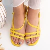 Sandale Dama cu Toc subtire GH1951 Yellow Mei