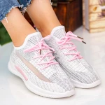 Pantofi Sport Dama X2916 White-Pink Se7en
