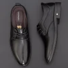 Pantofi Barbati 87508 Black Mei
