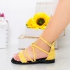 Sandale Dama QZL229 Yellow Mei