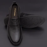 Pantofi Barbati din piele naturala KL60803 Black Mei