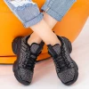 Pantofi Sport Dama cu Platforma LGYED5 Guncolor Mei