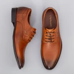 Pantofi Barbati din piele naturala Y006A-10A Cafea Stephano