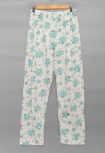 Pijama Dama 8515 Alb-Turcoaz Fashion