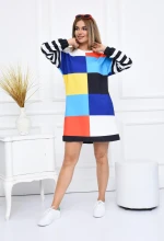 Rochie Dama 2556-5 Multicolor Fashion