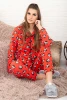 Pijama Dama 5622 Rosu Fashion