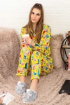 Pijama Dama 5625 Galben Fashion
