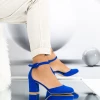 Pantofi cu Toc gros XD120C Blue Mei