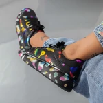 Pantofi Sport Dama XC20 Negru-Multicolor Mei